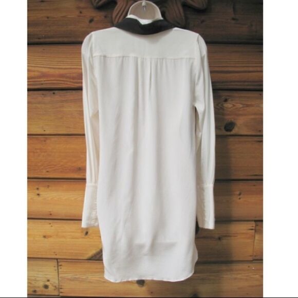 Derek Lam 10 Crosby Cream Black Top - Picture 5 of 7